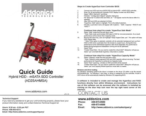 Addonics Technologies - ST5XHPM pdf manual